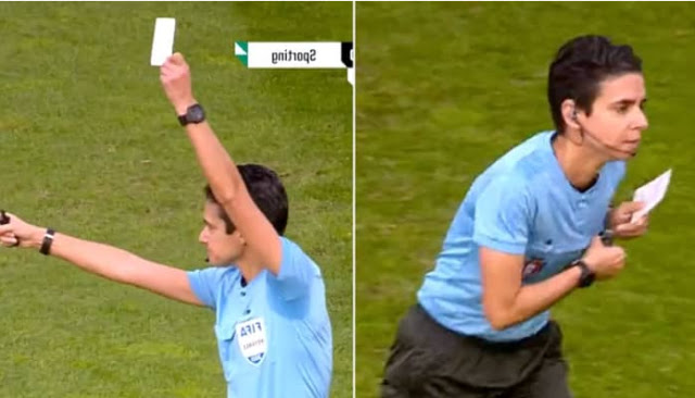 Referee Makes History By Showing First Ever ‘WHITE CARD’ In Football ...