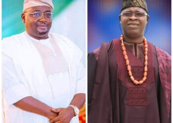 Minister for Power, Adebayo Adelabu and Chief Dotun Sanusi