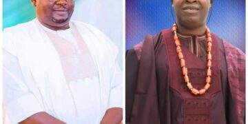 Minister for Power, Adebayo Adelabu and Chief Dotun Sanusi