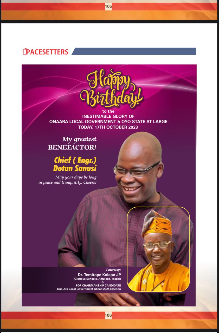 Celebrating A Remarkable Birthday: Dr. Kolapo Temitope Jp Wishes Engr 